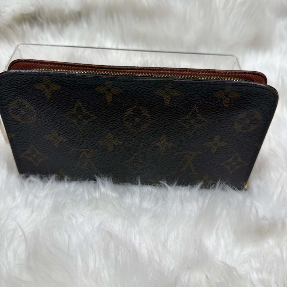 Vintage Louis Vuitton Monogram Portomone Zipper Round Long Wallet - Picture 3 of 16